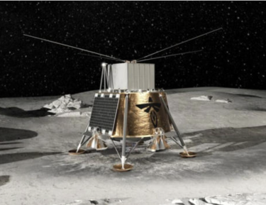 Rendering of Firefly’s Blue Ghost lunar lander delivering NASA’s LuSEE-Night radio telescope to the far side of the Moon. Firefly Aerospace